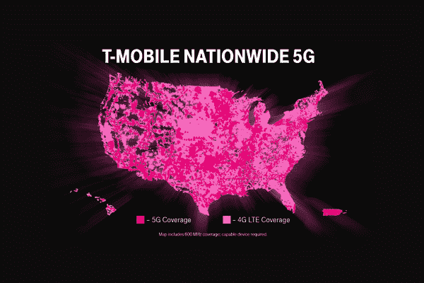 T-Mobile的5g网络提前上线
